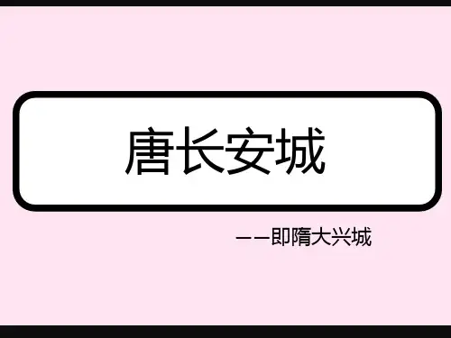 唐长安城