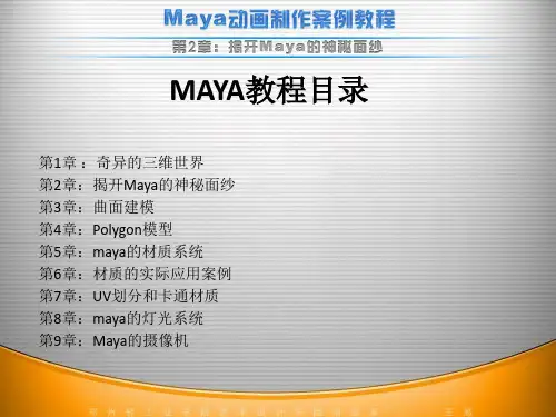 Maya教程-第2章-神秘的Maya