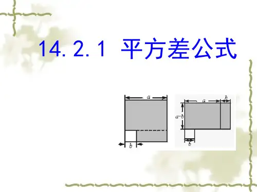 14.2.1《平方差公式》ppt课件(共28张PPT)