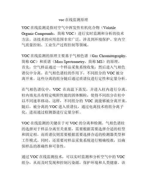 voc在线监测原理