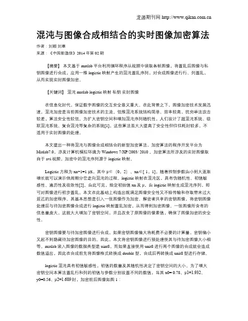 混沌与图像合成相结合的实时图像加密算法