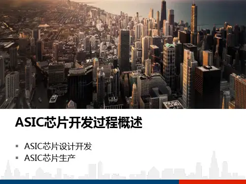 ASIC芯片开发过程概述