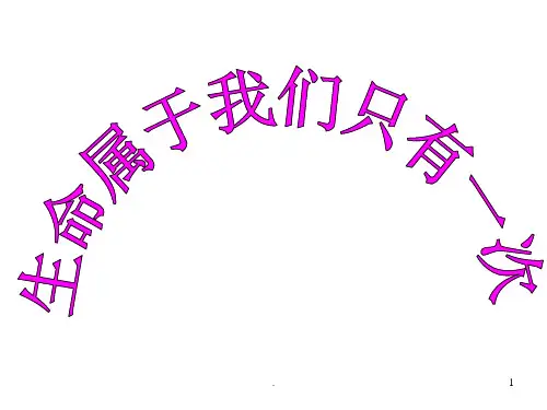 auhAAA七年级政治生命属于我们只有一次2PPT课件