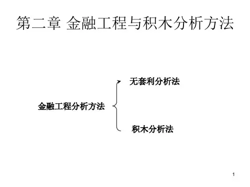 金融工程宋凌峰金融工程与积木分析方法ppt课件