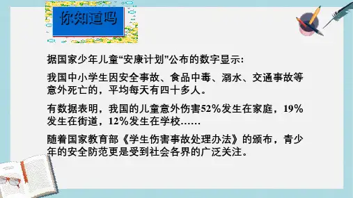 人教版七年级道德与法治上册防范侵害保护自己课件 (1)ppt课件