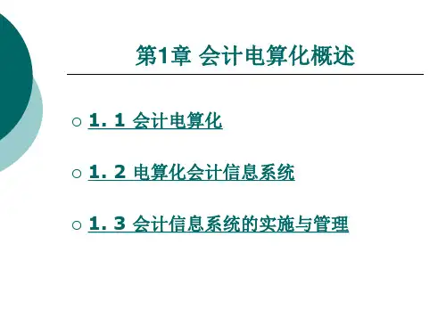 会计信息化实务