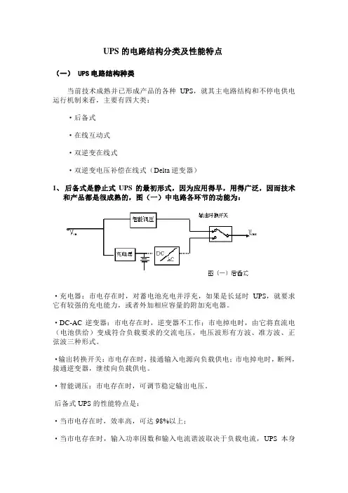 UPS的电路结构分析