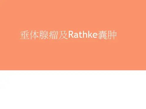 垂体腺瘤Rathke囊肿影像