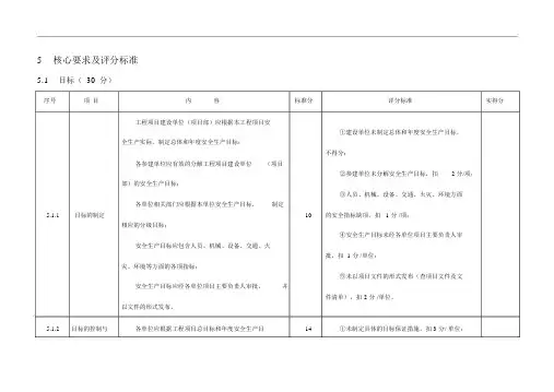 电力工程建设项目安全生产标准化规范方案与达标评级标准检查表