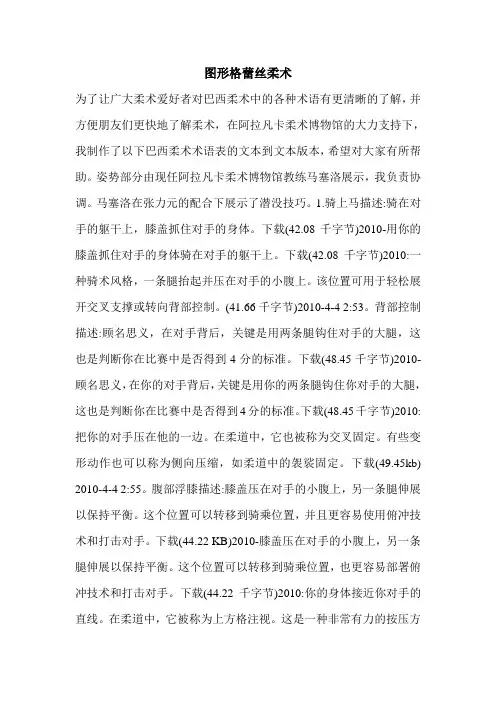 图形格蕾丝柔术.doc