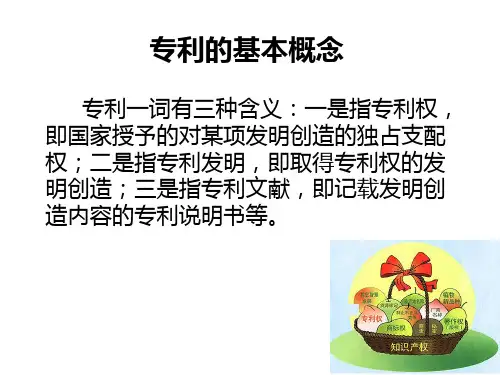专利的基本概念