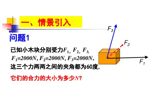 人教版高中数学选修3-1-1《空间向量及其加减运算》t课件