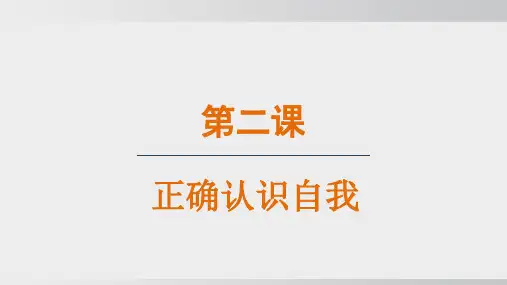 2024年人教版七年级上册道德与法治同步课件第一单元第2课第1课时认识自己
