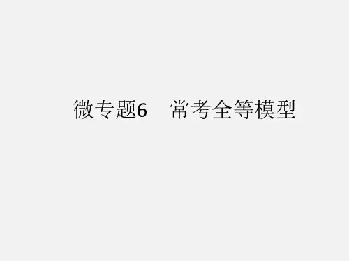 常考全等模型初中数学模型