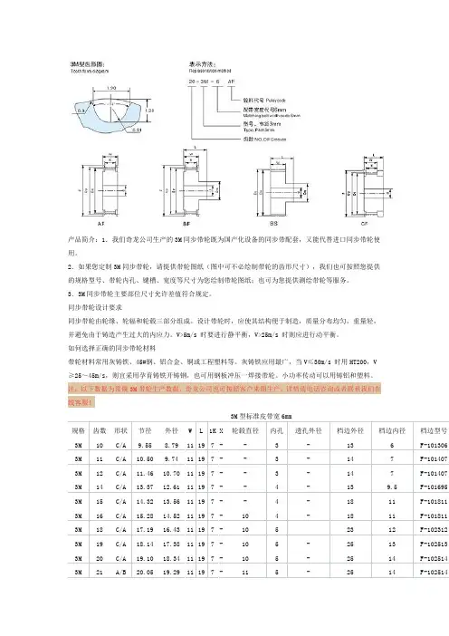 3M同步带轮