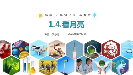 苏教版科学五年级上册课件1.4.看月亮 PPT(附教案)