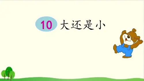 部编版《大还是小》实用PPT1