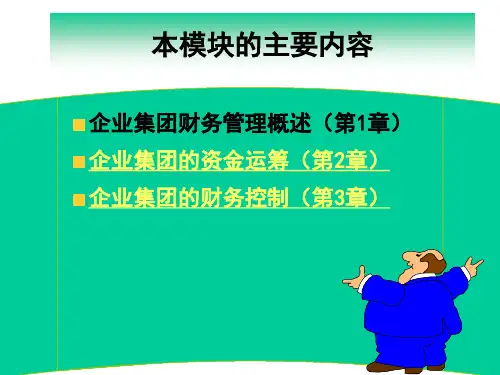 企业集团财务管理教材PPT175页课件