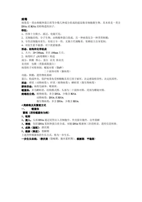 病毒  一步生长曲线