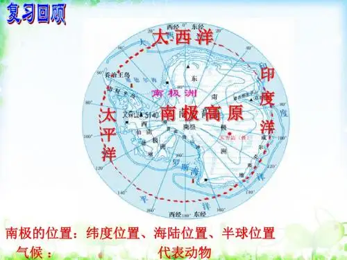 科普版初中地理七年级第二节 极地科学考察与环境保护