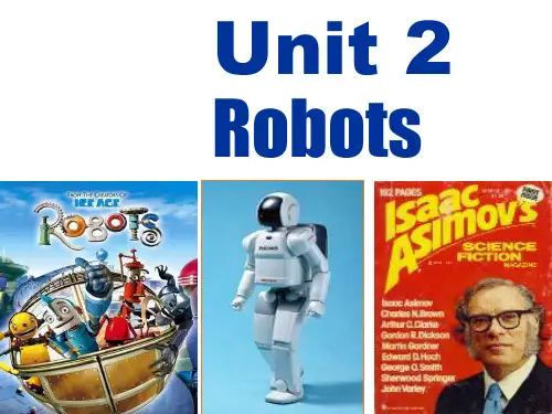 人教版高二英语选修7 unit2 robots 阅读公开课课件(共39张ppt)