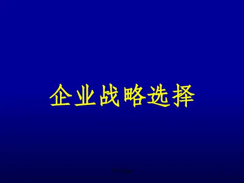 《企业成长战略》PPT课件