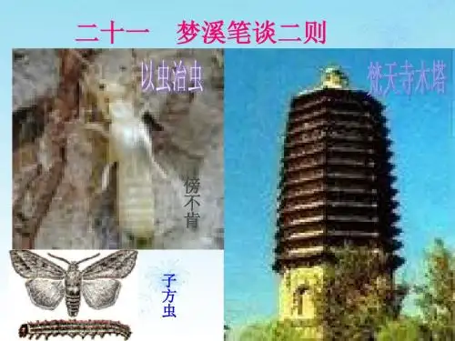 苏教版七年级语文上册ppt课件24《梦溪笔谈二则》(共33张PPT)