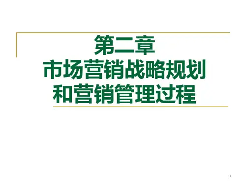 第二章市场营销战略规划和营销管理过程.pptx