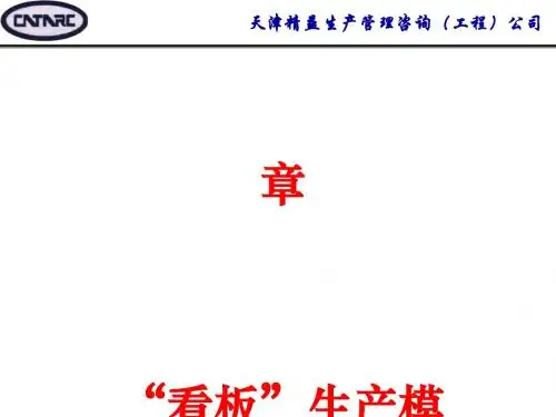 精益生产看板生产模式管理课件(PPT 32页)
