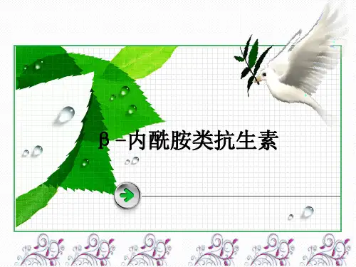药物化学--β-内酰胺类抗生素