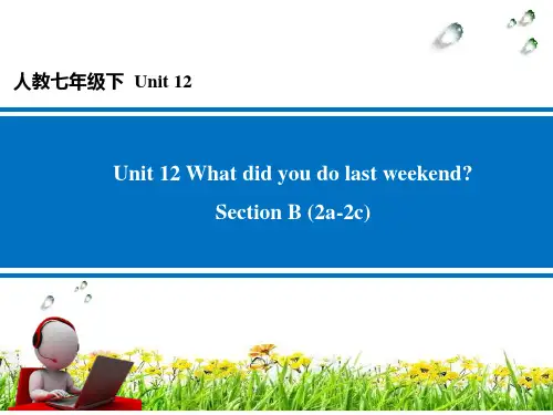 人教版七年级英语下册课件 Unit12 Section B (2a-2c)