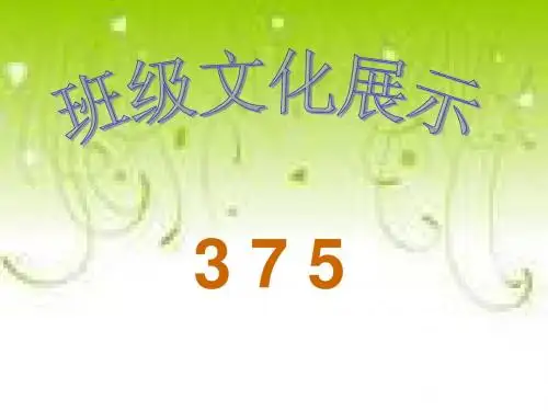 班级文化展示.ppt2