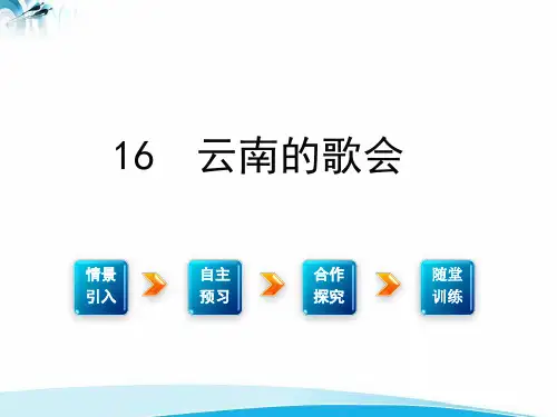 课件《云南的歌会》PPT课件