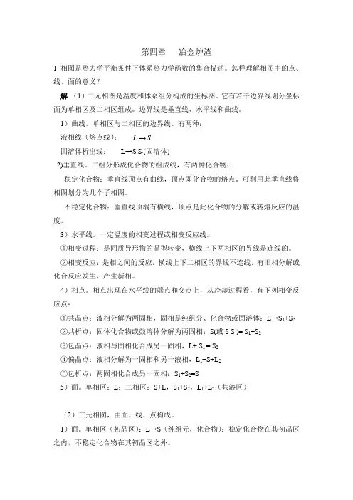 钢铁冶金原理重点l04