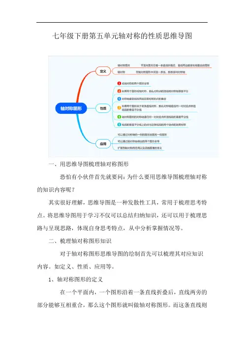 七年级下册第五单元轴对称的性质思维导图