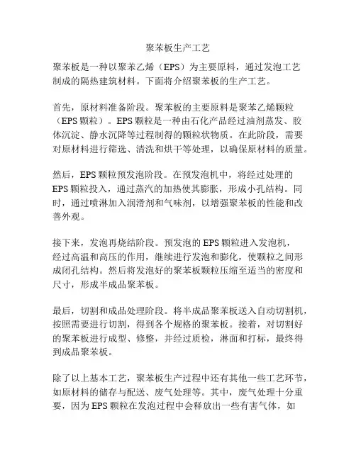 聚苯板生产工艺