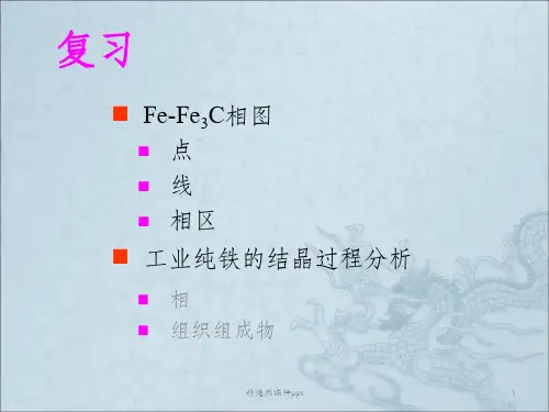Fe-Fe3C相图分析ppt课件