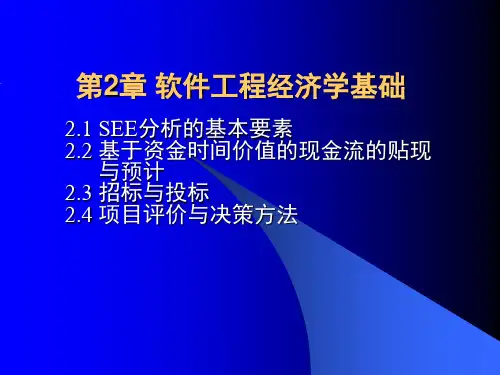 第2章_软件工程经济学基础