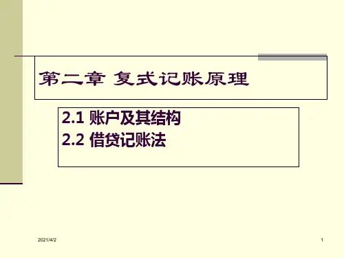 会计学-第2章-复式记账原理PPT课件