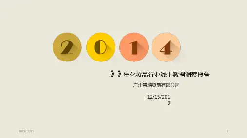 数据分析化妆品线上销售分析PPT课件