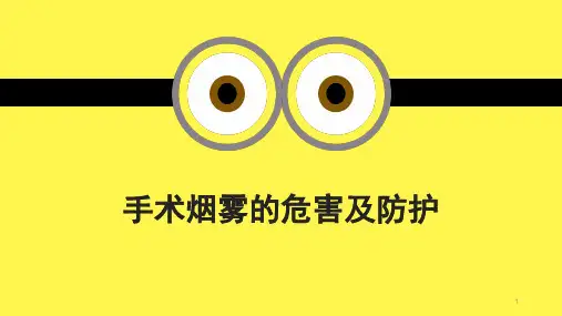 手术烟雾的危害及防护PPT参考幻灯片