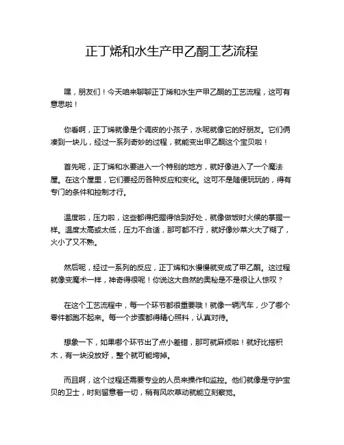 正丁烯和水生产甲乙酮工艺流程