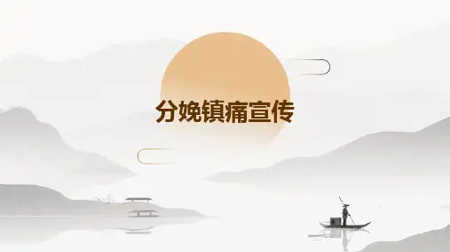 分娩镇痛宣传ppt课件