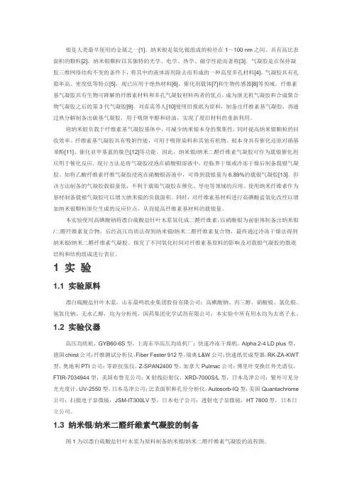 纳米银的置换反应制备及其表征