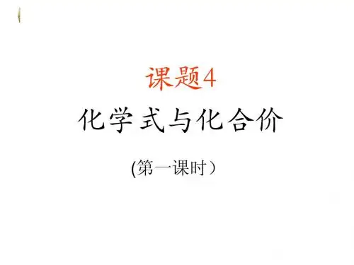 化学式与化合价1