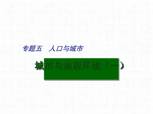 高考地理二轮复习：人口与城市 PPT课件1(16份打包) 人教课标版1