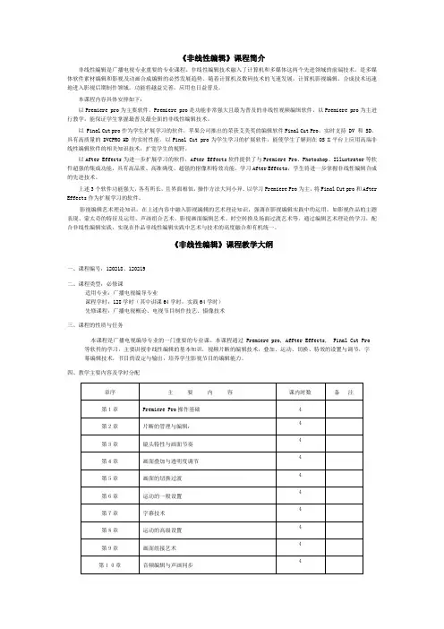 非线性编辑