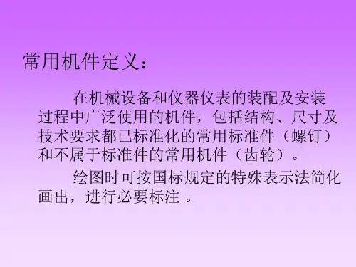 螺纹紧固件及连接件画法