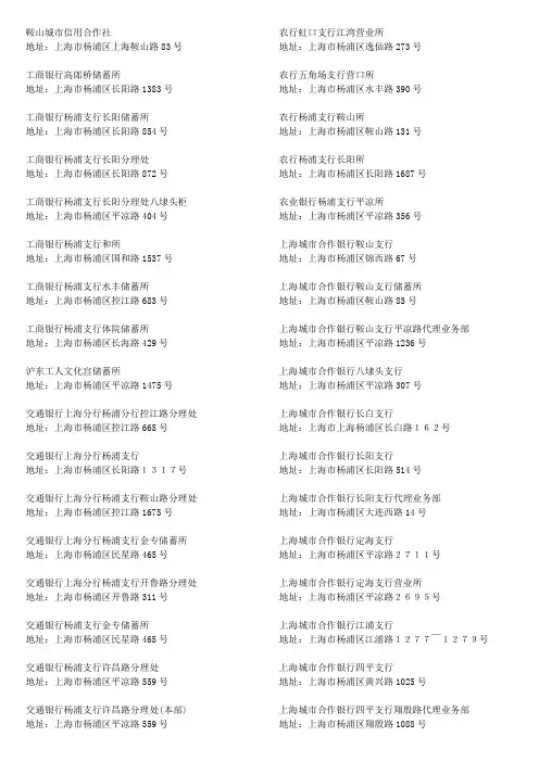 银行网点