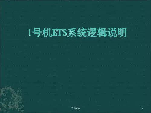 汽轮机ETS系统保护联锁说明